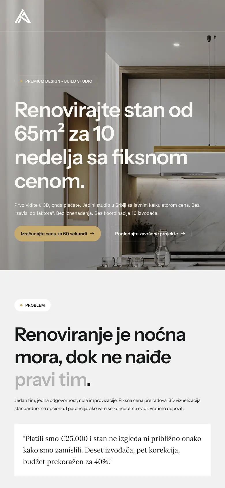 Archithor – prikaz na telefonu