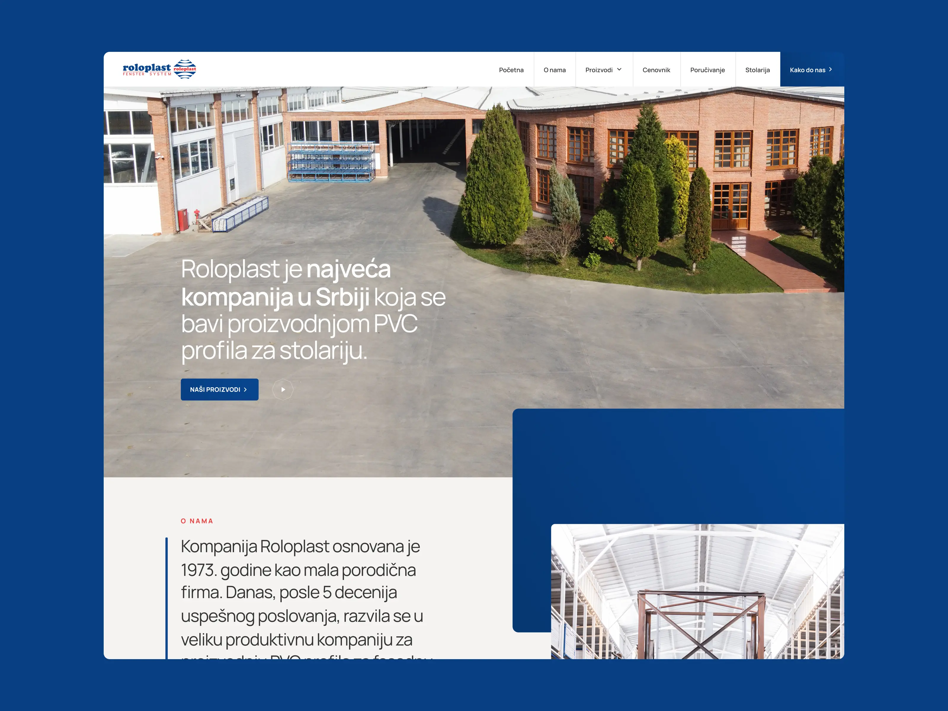 Roloplast – sajt i katalog proizvoda